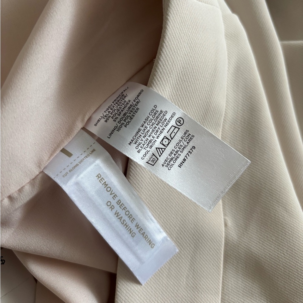 Ann Taylor Tailored Fluid Crepe Trouser in Ivory Whisper - Picture 11 of 13